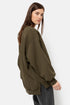 Âme antwerp ulla oversized sweatshirt khaki green wm12